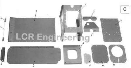 LCR chassis teil (C13/CC13)