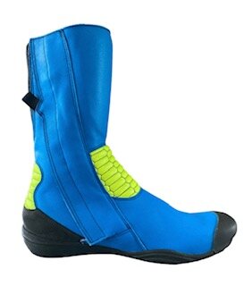 Daytona seitenwagen stiefel (hellblau/neongelb/schwarz)