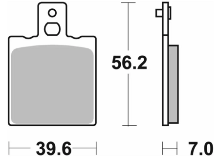 SBS 138HF Bremsbel&auml;ge 