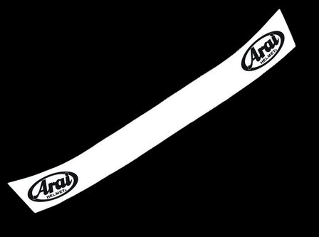 Arai visor Aufkleber (wei&szlig;)