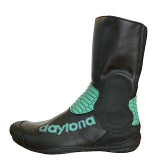 Daytona seitenwagen stiefel (schwarz/mintgr&uuml;n)