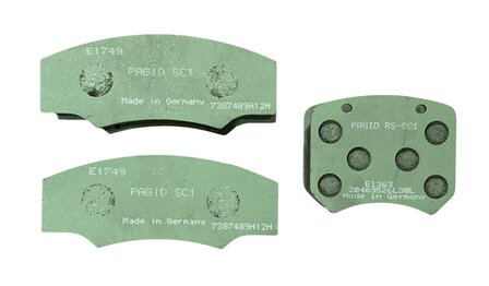 Pagid Racing Bremsbel&auml;ge set F1 SC1-1-1 E1749-E1749-E1363