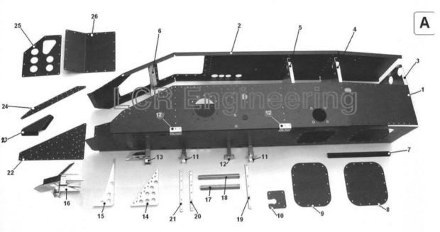 LCR Chassis Deckel (A8)