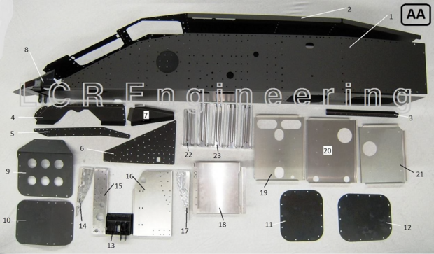 LCR Motorhalter chassis teil (AA23)