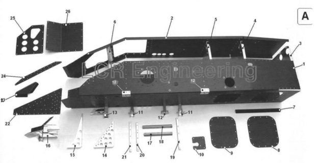 LCR Chassis Teil (A7)