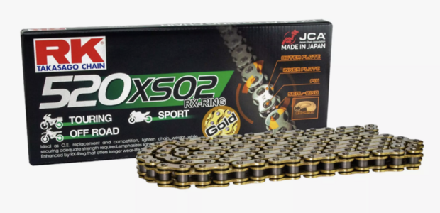 RK 520XSO2 RX-Ring Chain 94 Rollen (Gold)