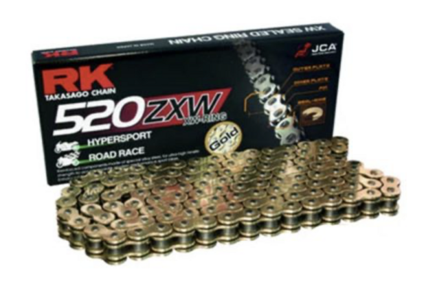 RK Racing Chain XW-Ring Chain 520ZXW 120L (Gold)